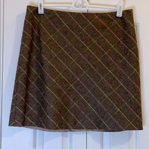 J. Crew Wool Miniskirt